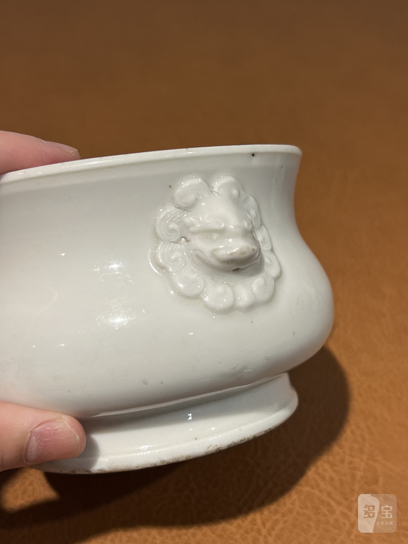 十七世纪 德化狮耳炉 - 图7